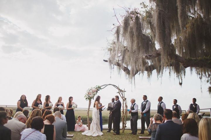 Amelia Island outdoor wedding